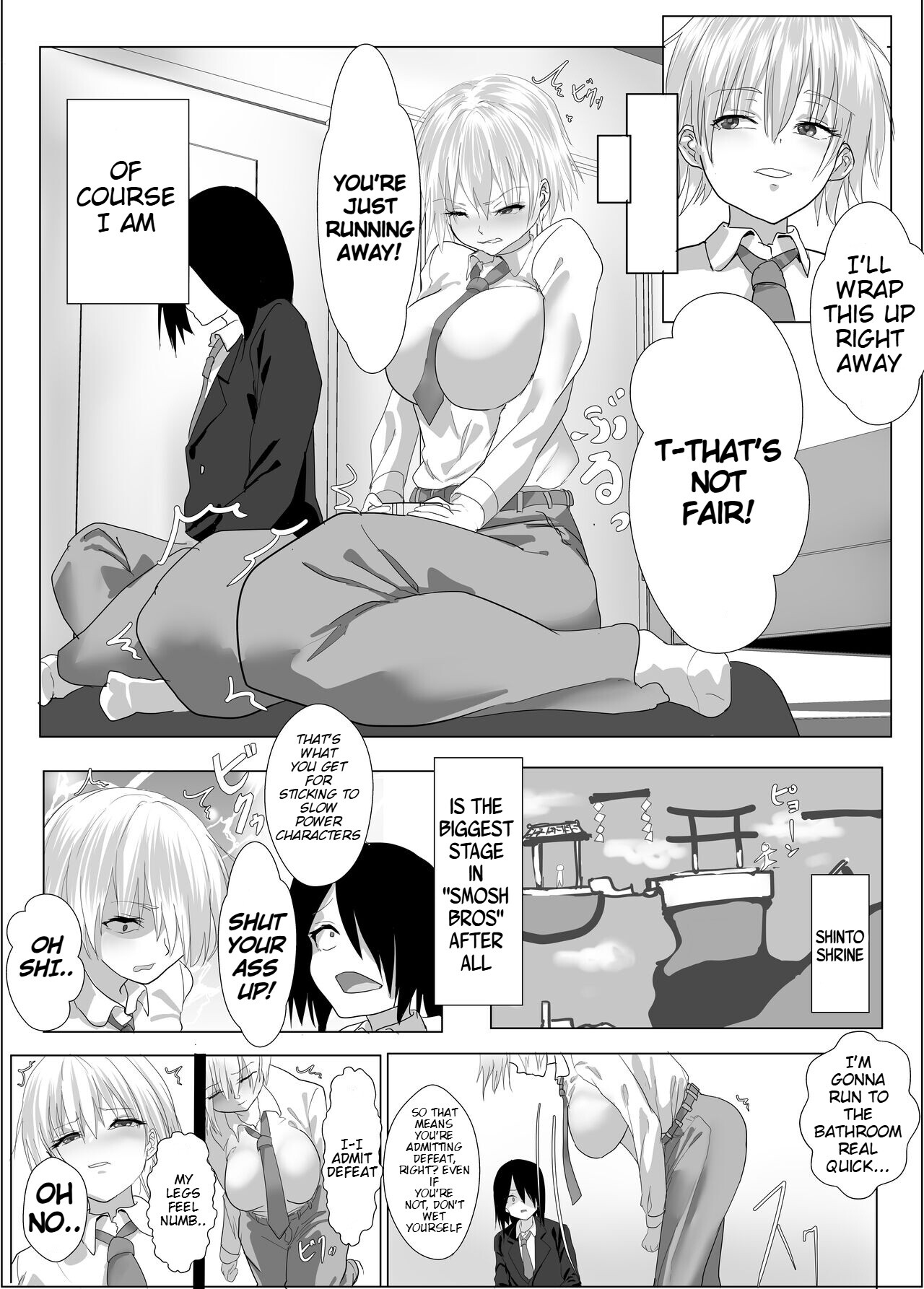 Hentai Manga Comic-The Narcissistic Female Prince Couldn't Hold It In-Read-11